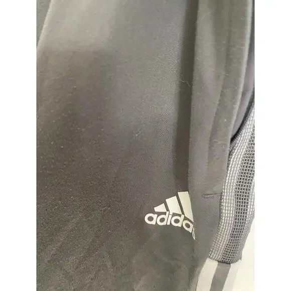 Adidas Pants Aeroready Gray Running Track Pants Size Xl 30x33 - Picture 3 of 10
